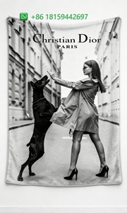 Dior Throw Blankets